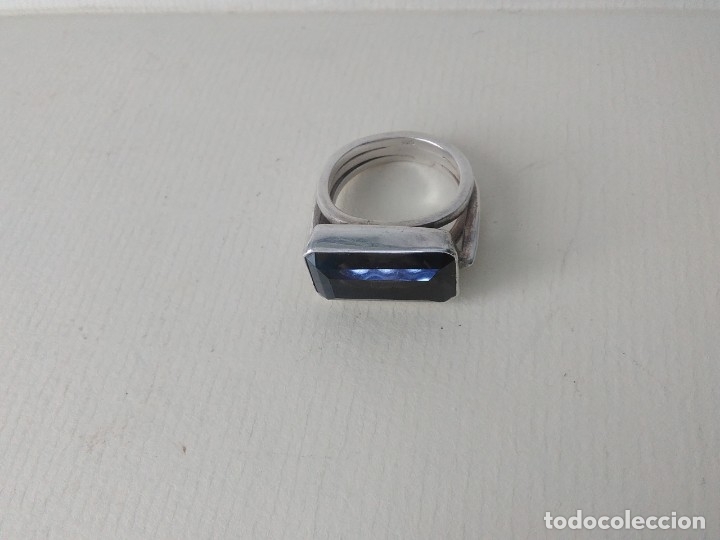 Joyeria: Anillo plata 925 y aquamarina - Foto 9