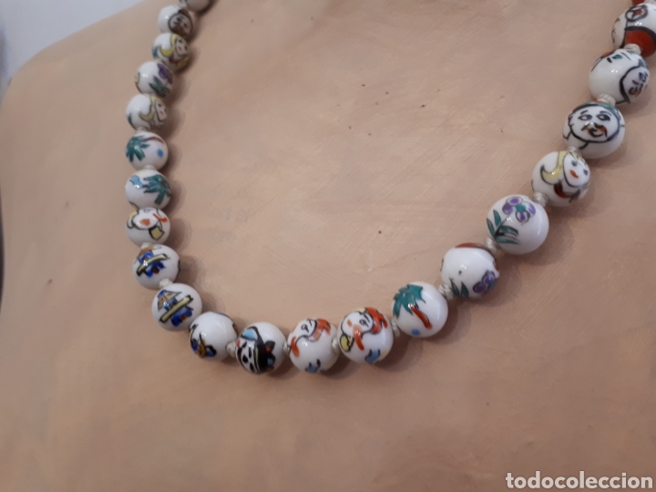 Joyeria: Collar bolas cer&aacute;mica caritas - Foto 2