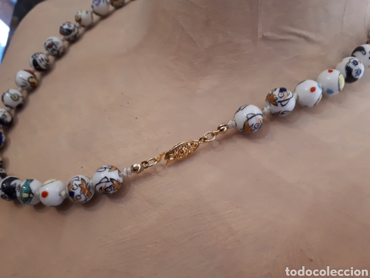 Joyeria: Collar bolas cer&aacute;mica caritas - Foto 3