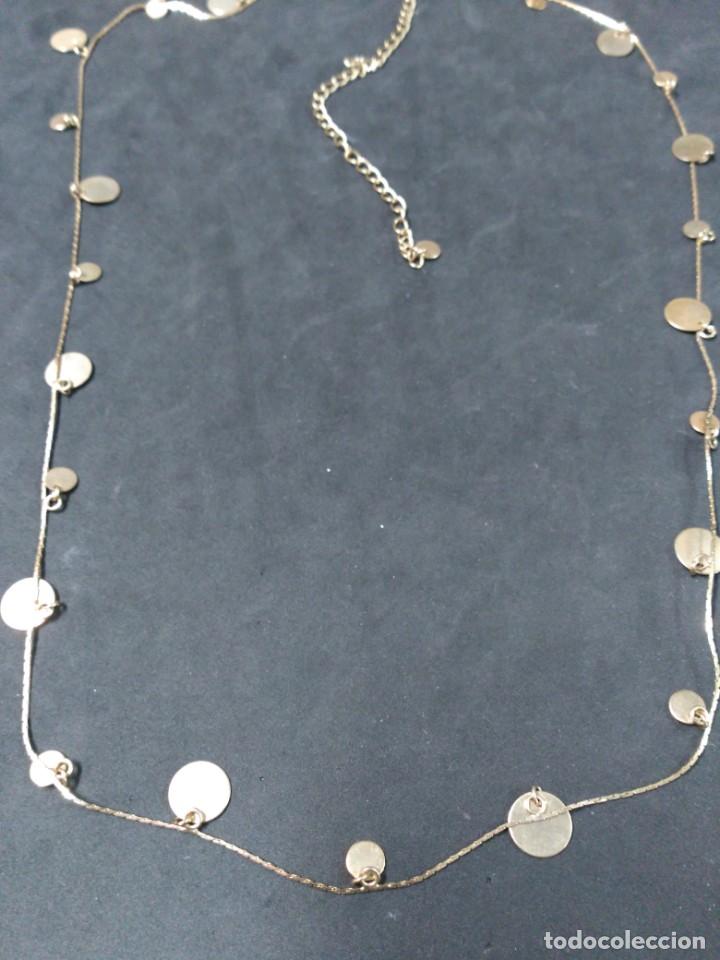 Joyeria: CADENA DE METAL DORADO CON DIJES EN FORMA DE CIRCULO - Foto 2