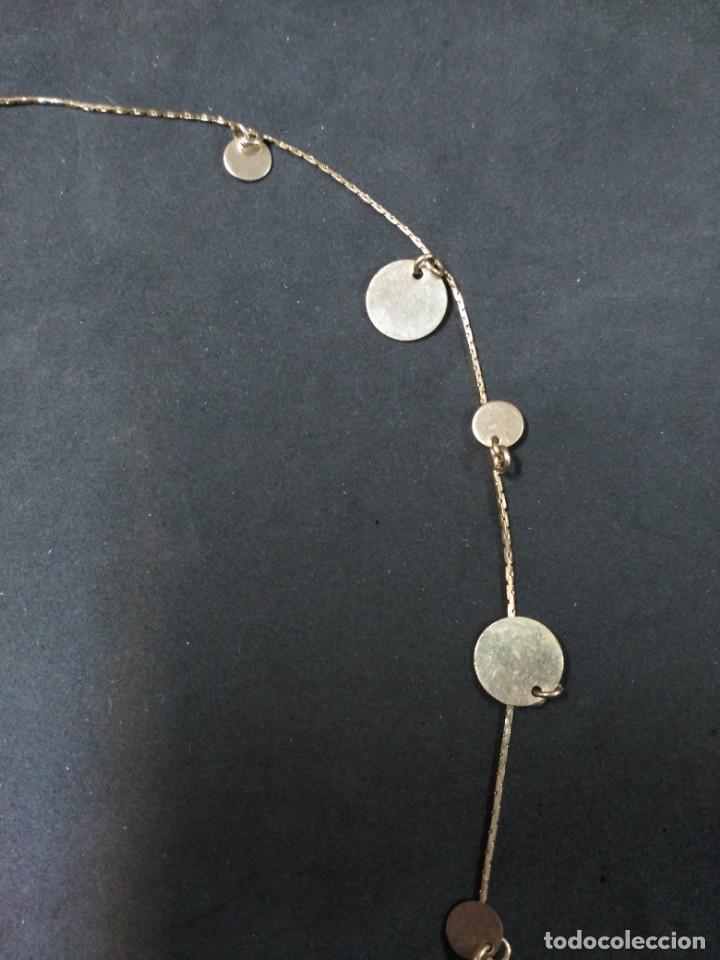 Joyeria: CADENA DE METAL DORADO CON DIJES EN FORMA DE CIRCULO - Foto 4