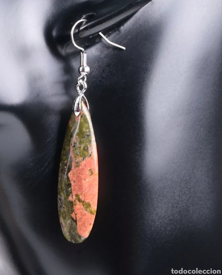 Schmuck: Pendientes Unakite natural ENV&Iacute;O GRATIS!