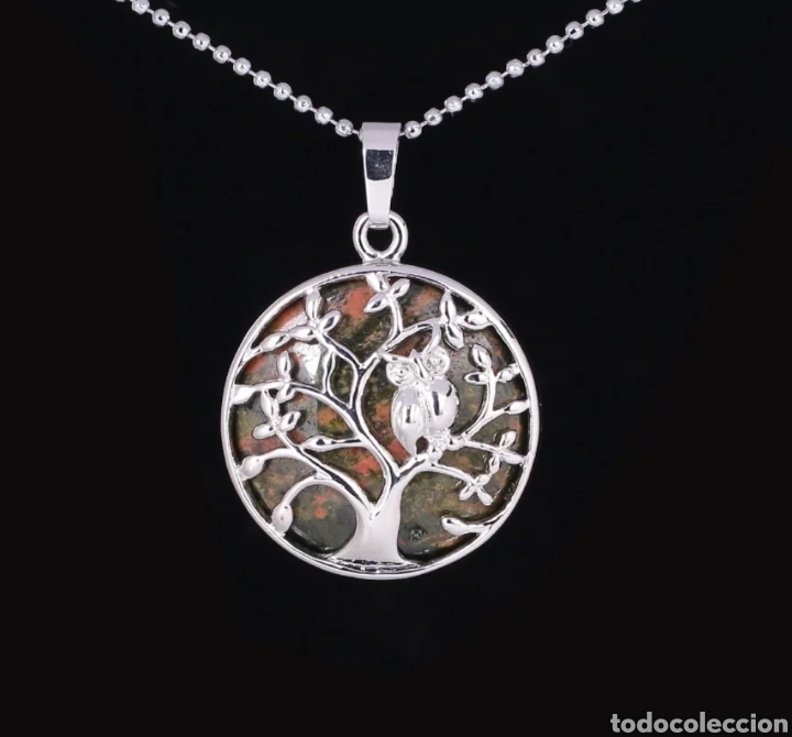 Schmuck: Collar Unakite natural ENV&Iacute;O GRATIS!