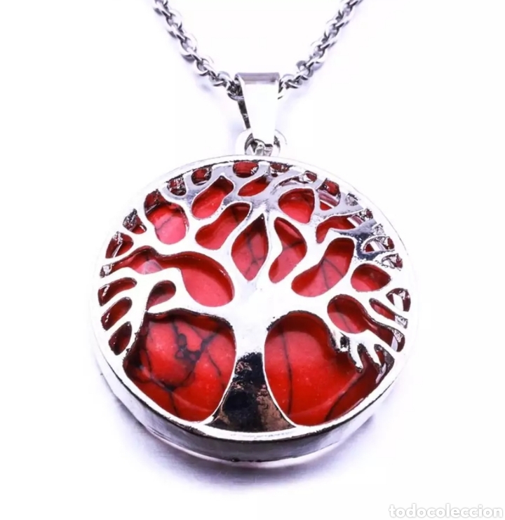Joyeria: Collar Turquesa roja 6 &Aacute;rbol de la vida ENV&Iacute;O GRATIS! - Foto 1