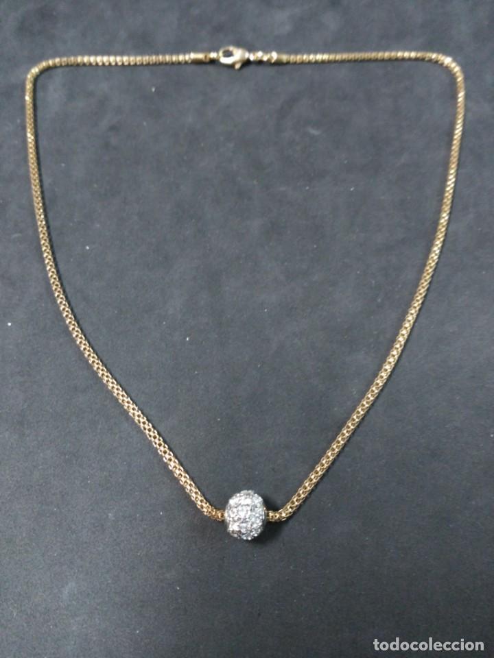 Joaillerie: GARGANTILLA CON COLGANTE BOLA, EN METAL