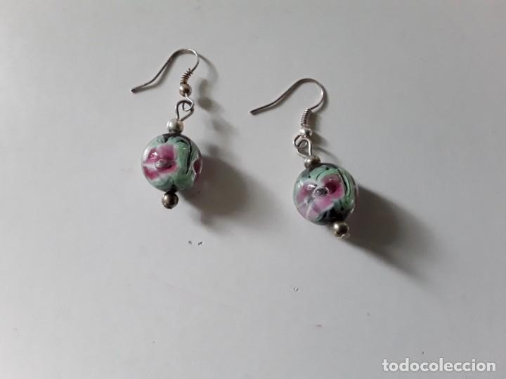 Joyeria: Pendientes de metal y cristal - Foto 2
