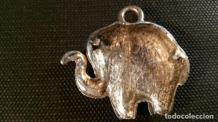 Joyeria: COLGANTE PLATEADO EN FORMA DE ELEFANTE - Foto 2