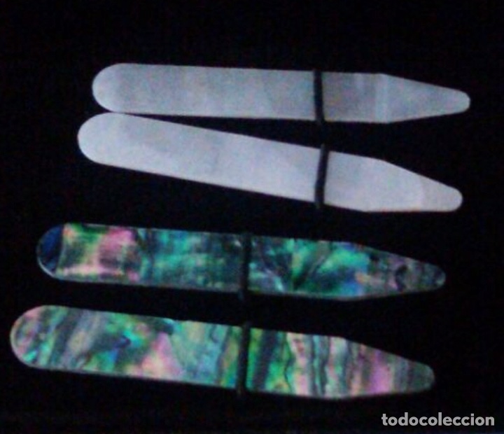 Schmuck: Ballenas nacar blanca o negras, para cuellos camisa