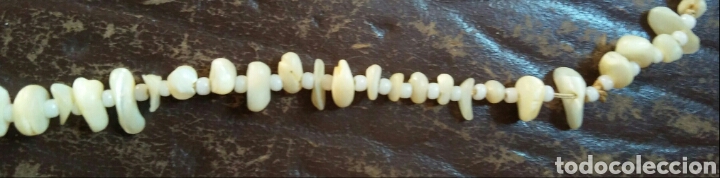Joyeria: Collar restos concha y pedritas nacaradas - Foto 3