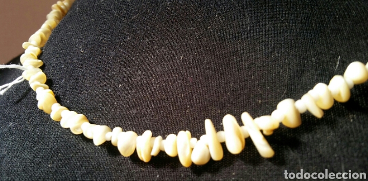 Joyeria: Collar restos concha y pedritas nacaradas - Foto 5