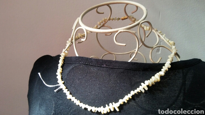 Joyeria: Collar restos concha y pedritas nacaradas - Foto 6