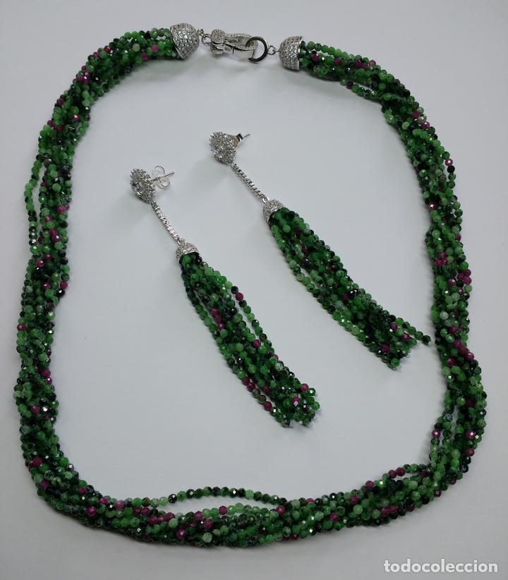 Joaillerie: CONJUNTO DE PENDIENTES Y COLLAR.