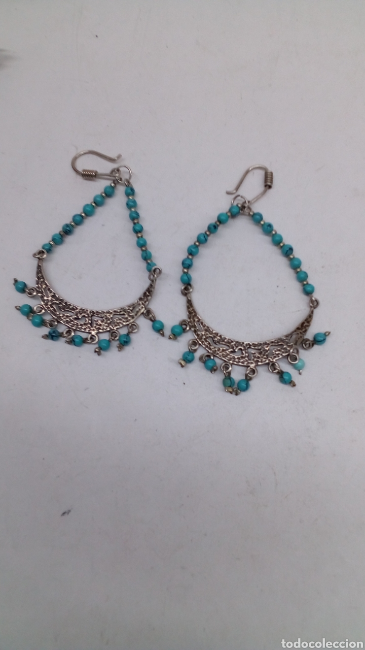 Joyeria: Pendientes con turquesas - Foto 1