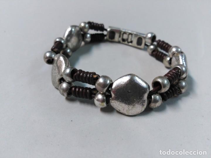 Joyeria: PULSERA DE METAL Y CUERO - Foto 2