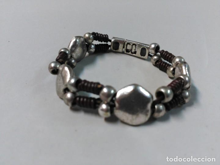 Joyeria: PULSERA DE METAL Y CUERO - Foto 3