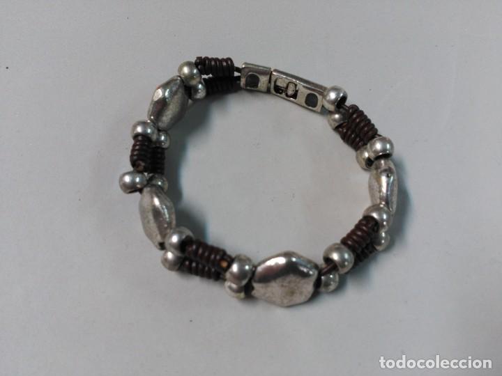 Joyeria: PULSERA DE METAL Y CUERO - Foto 4