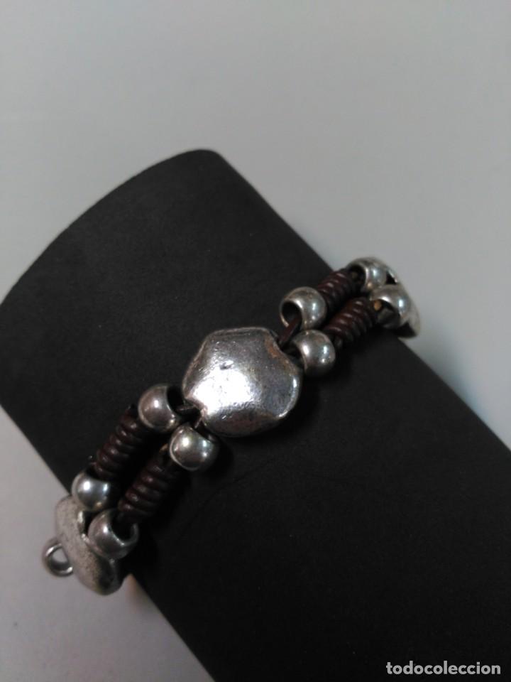 Joyeria: PULSERA DE METAL Y CUERO - Foto 5