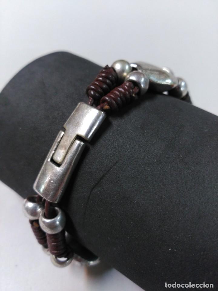 Joyeria: PULSERA DE METAL Y CUERO - Foto 7