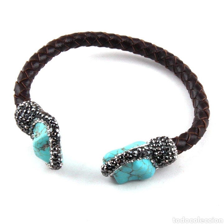 Joyeria: Pulsera Cuero y Piedra ENV&Iacute;O GRATIS!! - Foto 3