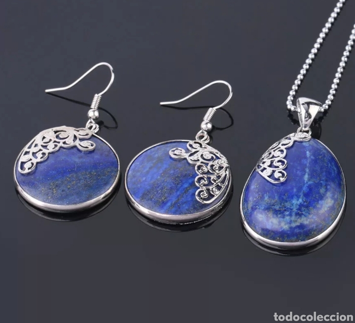 Joyeria: Conjunto L&aacute;piz Lazuli ENV&Iacute;O GRATIS!! - Foto 3