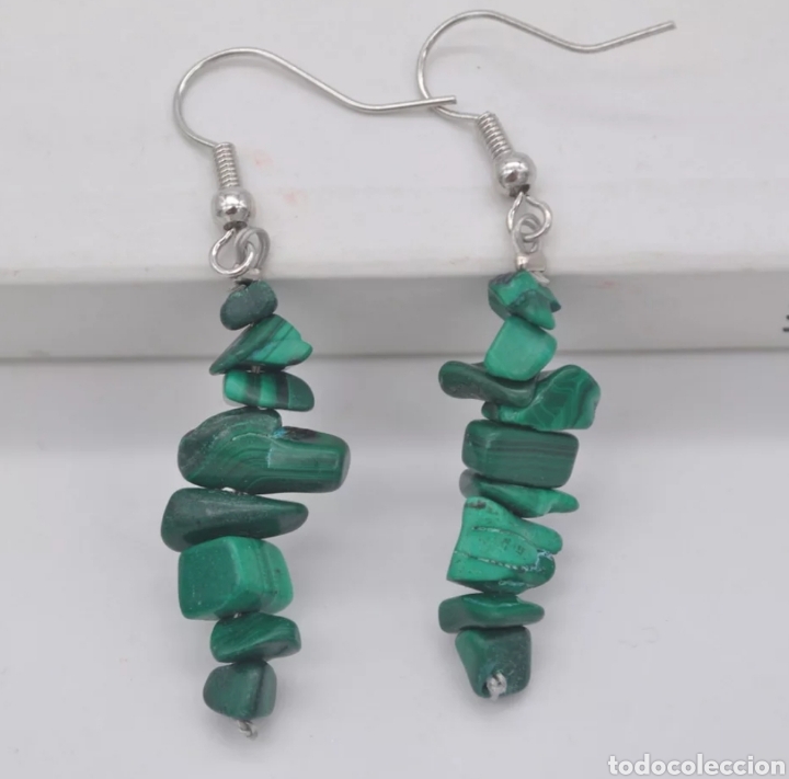Joyeria: Pendientes Malaquita ENV&Iacute;O GRATIS!! - Foto 1