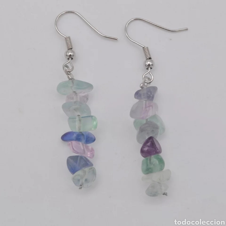 Joyeria: Pendientes Fluorita ENV&Iacute;O GRATIS!! - Foto 2