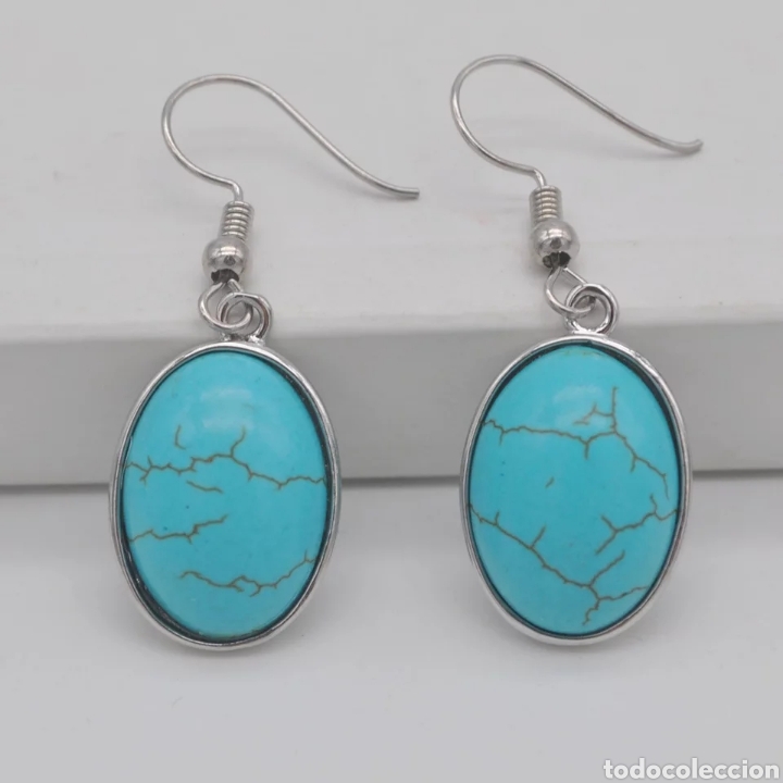 Joyeria: Pendientes Howlite ENV&Iacute;O GRATIS! - Foto 1