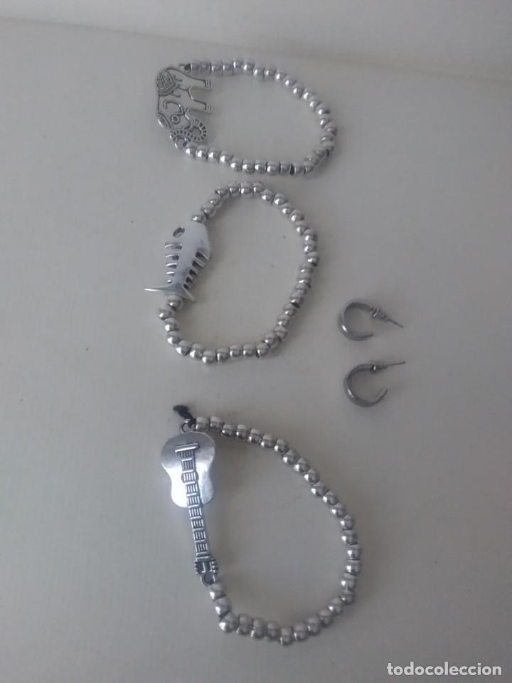 Joyeria: 5 pulsera 2 collares 2 pendientes 130 - Foto 7