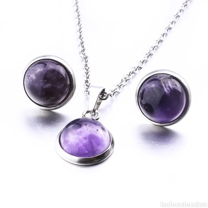 Joyeria: Conjunto Amatista ENV&Iacute;O GRATIS!! - Foto 1