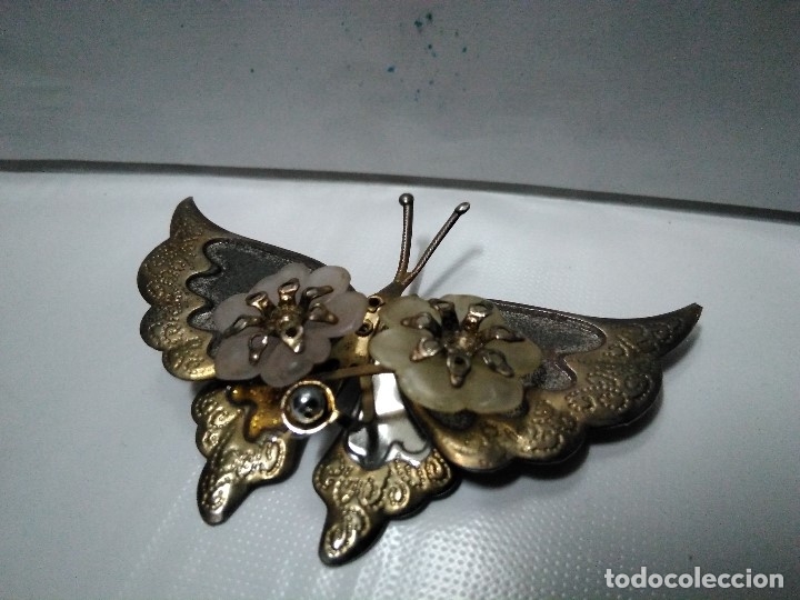 Joyeria: Antiguo broche en forma de mariposa - Foto 7