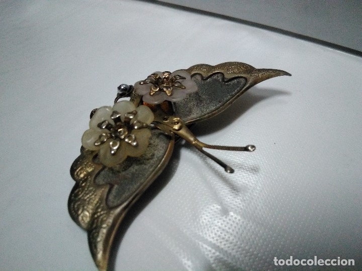 Joyeria: Antiguo broche en forma de mariposa - Foto 8