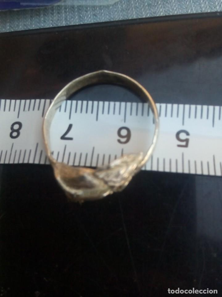 Joyeria: Anillo de rosa plateado - Foto 2
