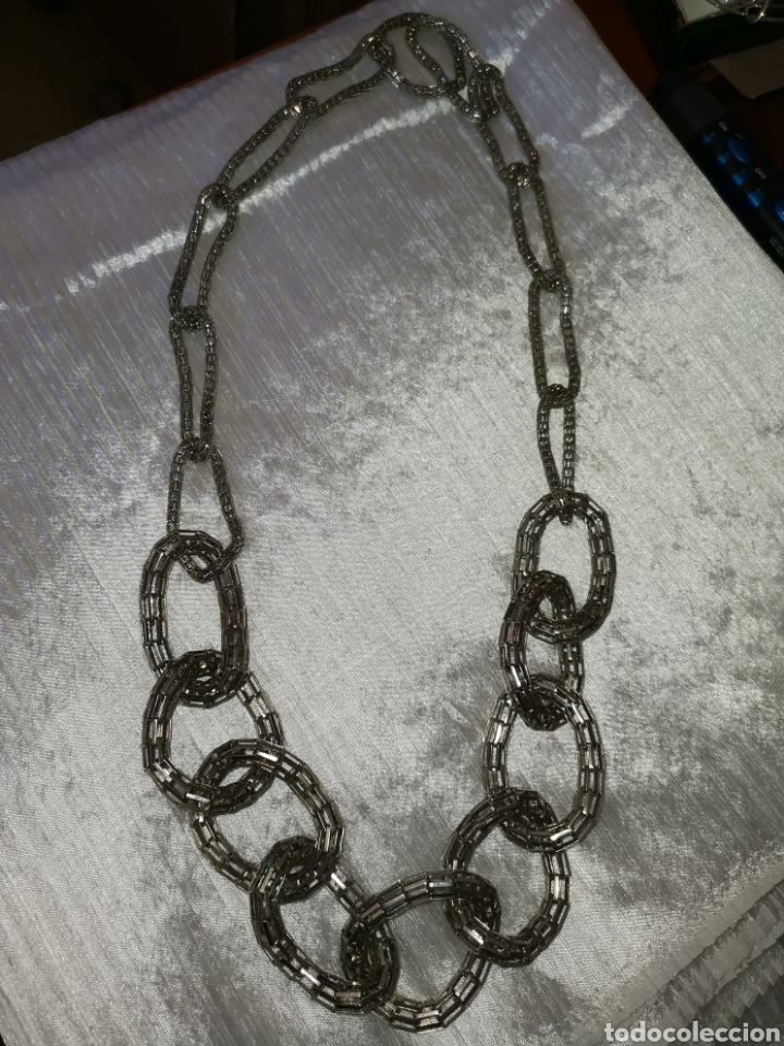Gioielleria: MUY LINDO COLLAR LARGO DE ESLABONES TRENZADOS FLEXIBLES. MUY DE MODA. L&Uacute;CELO!!!