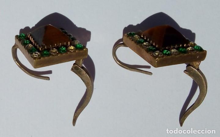 Joyeria: Pendientes. Bisuter&iacute;a antigua. - Foto 1