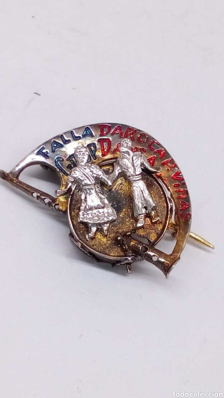 Joyeria: Broche de plata fallas Daroca Vi&ntilde;as - Foto 1