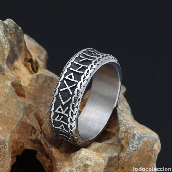 Joyeria: Anillo vikingo con runas vikings - Foto 2