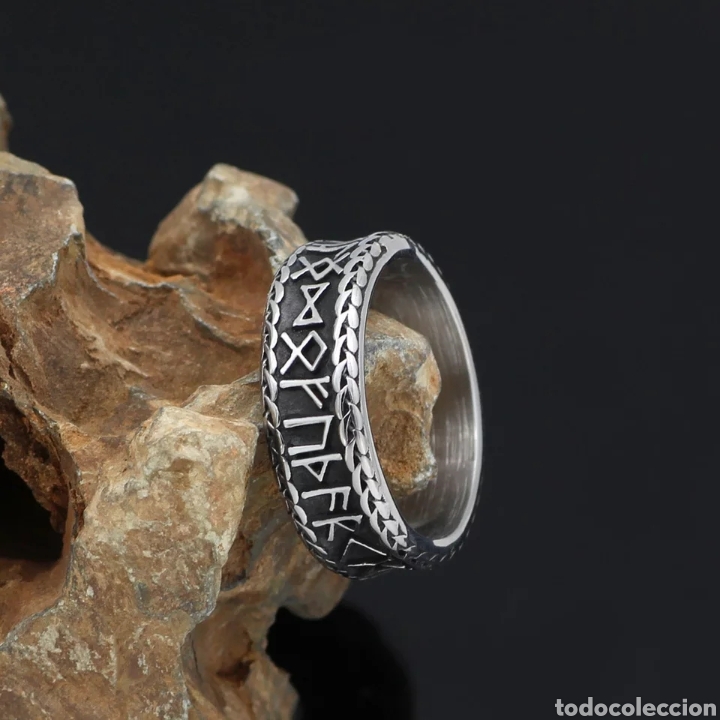 Joyeria: Anillo vikingo con runas vikings - Foto 3