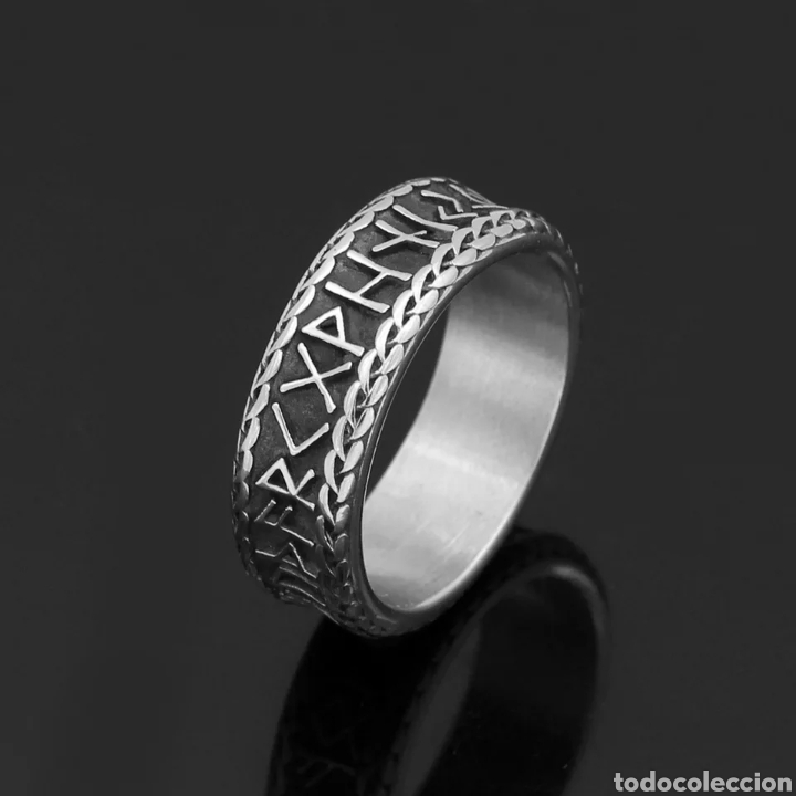 Joyeria: Anillo vikingo con runas vikings - Foto 4