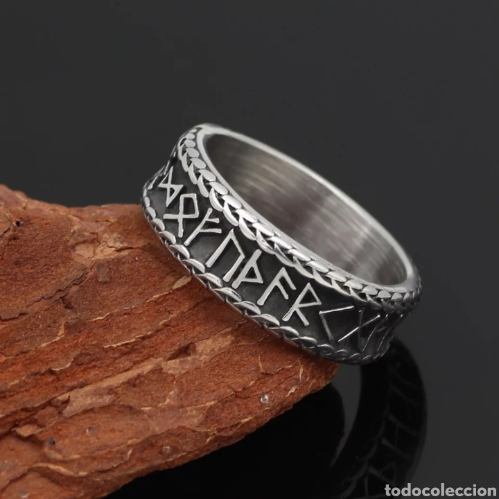 Joyeria: Anillo vikingo con runas vikings - Foto 5