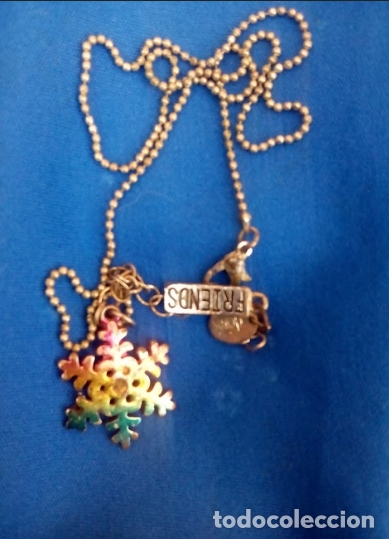 Joaillerie: Colgante de la amistad, copo de nieve arcoiris