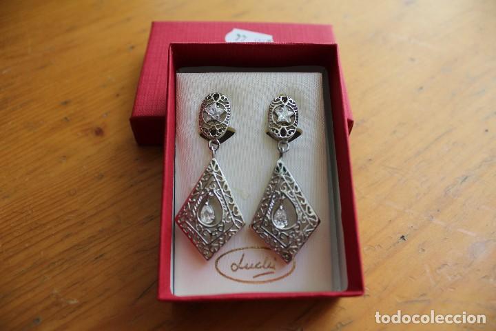 Joaillerie: PENDIENTES DE PLATA Y ZIRCONITAS MARCA LUCHI CABRERA SEVILLA