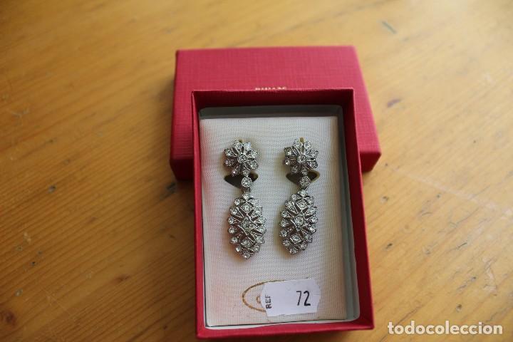 Joaillerie: PENDIENTES DE PLATA Y ZIRCONITAS MARCA LUCHI CABRERA SEVILLA