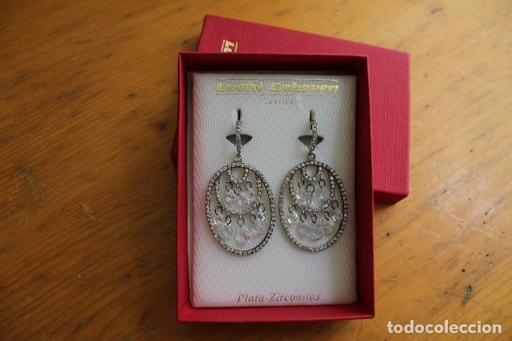 Joaillerie: PENDIENTES DE PLATA Y ZIRCONITAS MARCA LUCHI CABRERA SEVILLA