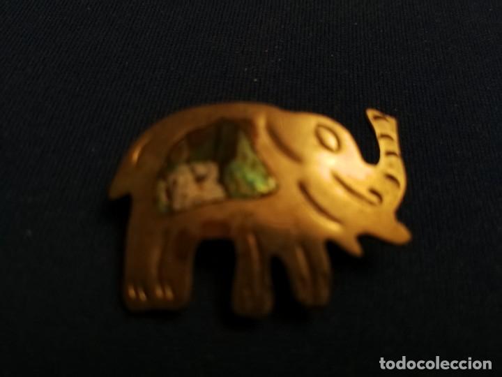 Joyeria: BROCHE - ALFILER ELEFANTE ESMALTE MEXICO - Foto 1