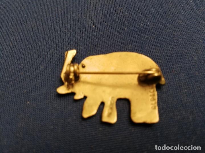 Joyeria: BROCHE - ALFILER ELEFANTE ESMALTE MEXICO - Foto 4