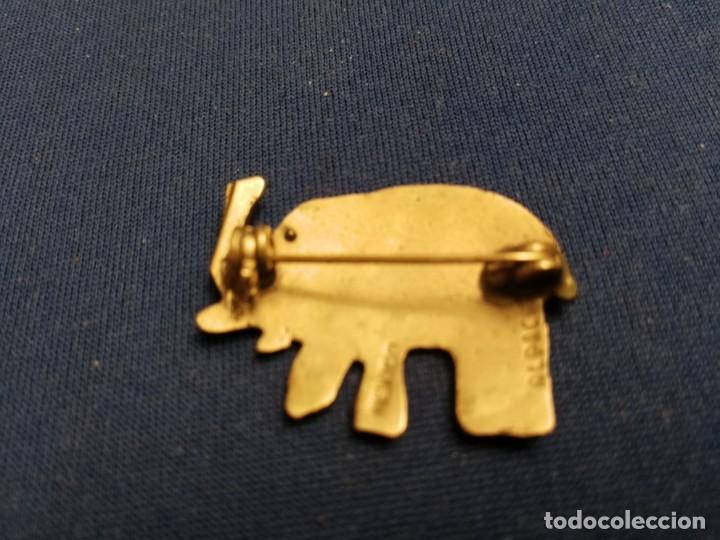 Joyeria: BROCHE - ALFILER ELEFANTE ESMALTE MEXICO - Foto 5