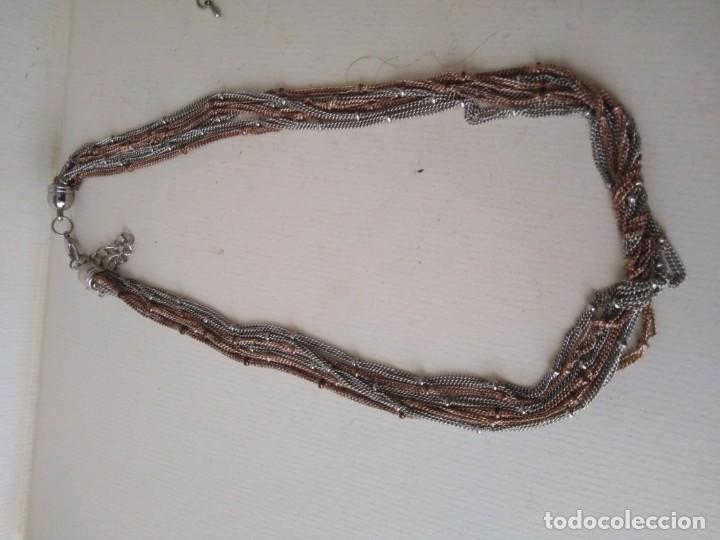 Joyeria: Collar y pulsera de metal - Foto 2
