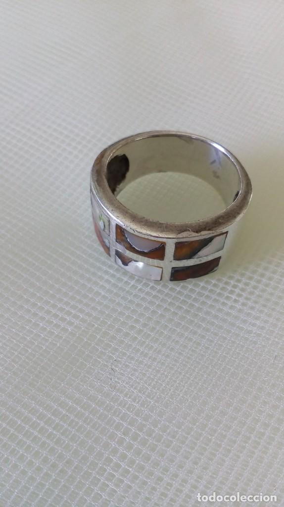 Joyeria: Anillo de plata con incrustaciones de n&aacute;car - Foto 10
