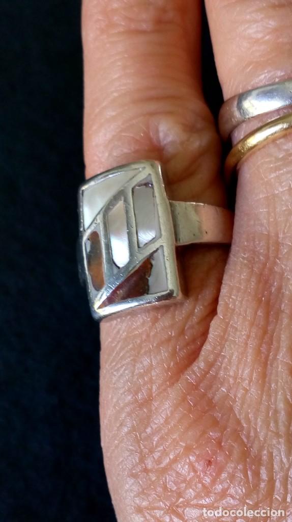Joyeria: Anillo plata y n&aacute;car - Foto 2