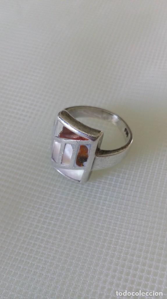 Joyeria: Anillo plata y n&aacute;car - Foto 3